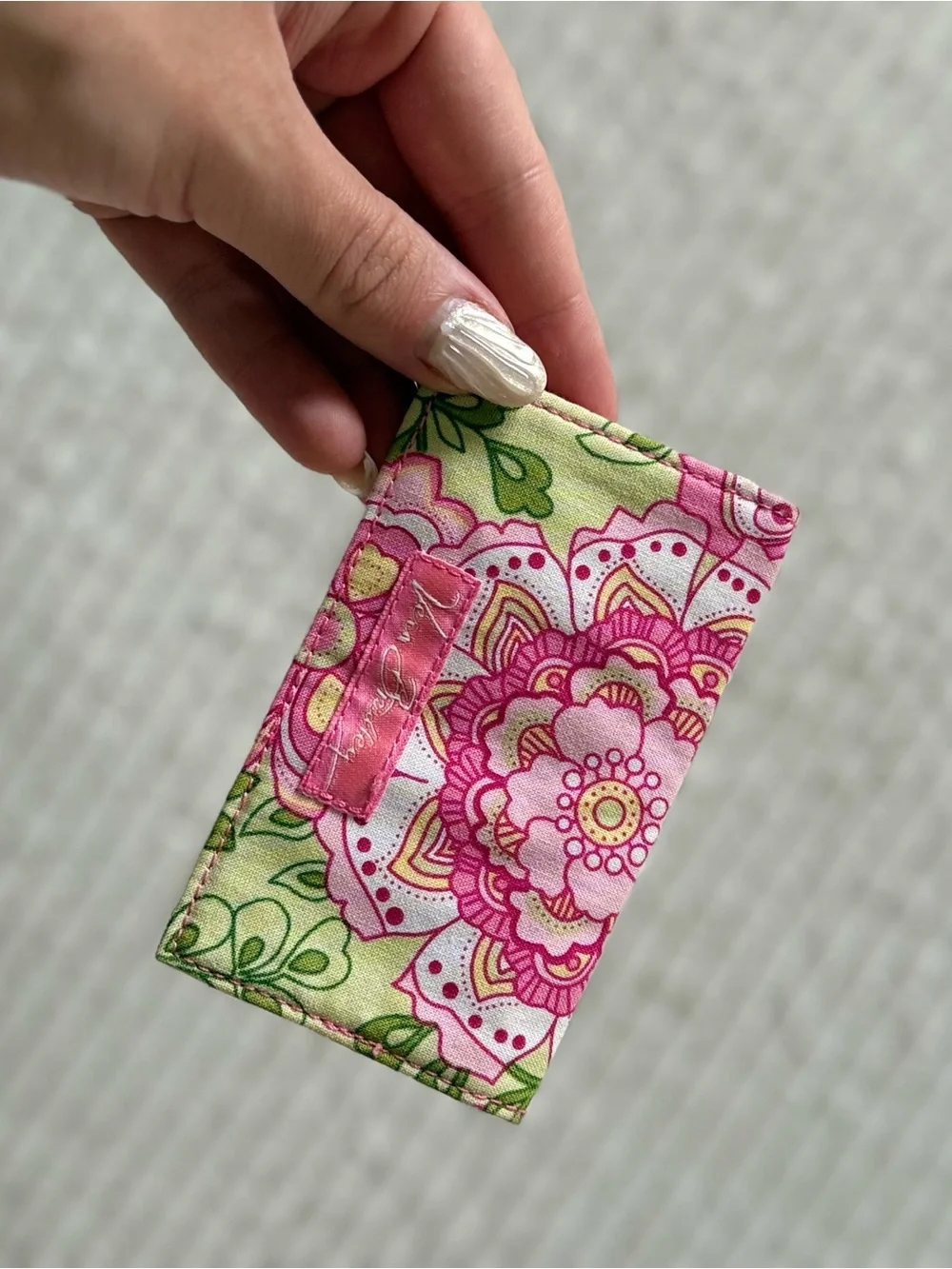 Rare Vintage Vera Bradley Pink Petal Tote Bag & Accessory Set Quilted Florals